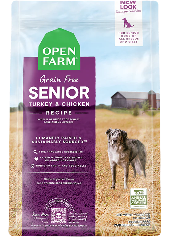 Open Farm Senior Grain-Free Dry Turkey & Chicken Recipe for Dogs