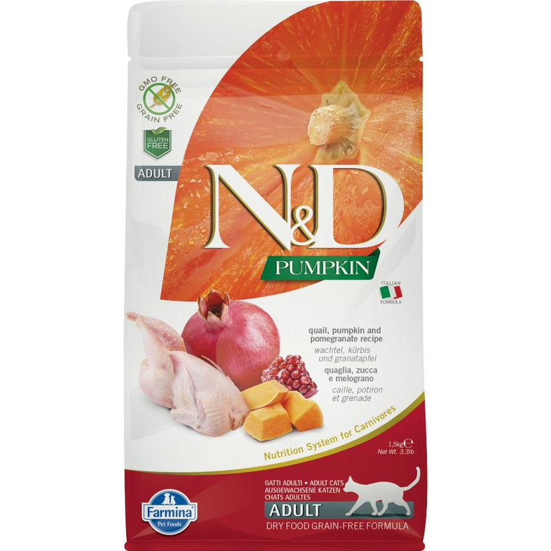 Farmina N&D PUMPKIN Quail Adult Feline Formula
