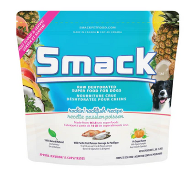 Smack Raw Dehydrated Rockin' Rockfish Recipe for Dogs