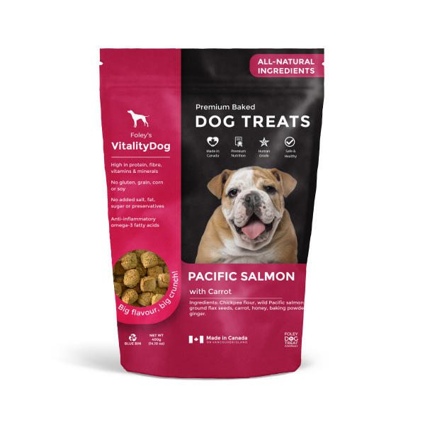Vitality Salmon with Honey Carrots Grain Free Dog Treats