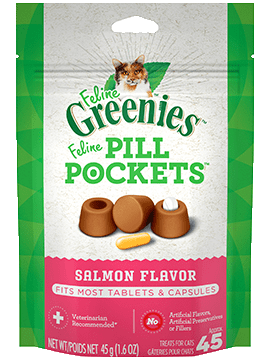 FELINE GREENIES™ PILL POCKETS™ Treats Salmon Flavor