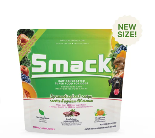 Smack Raw Dehydrated Lip-Smacking Lamb Super Food for Dogs