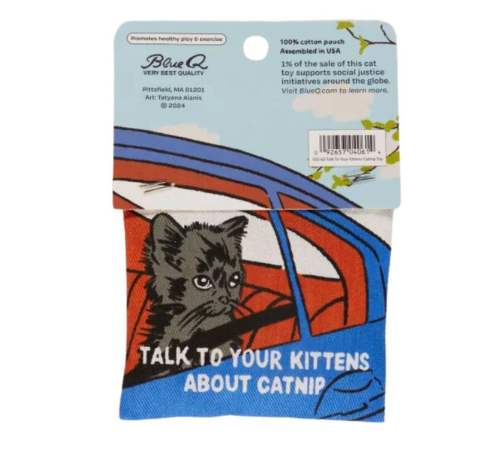 Blue Q Talk to Your Kittens Catnip Toy