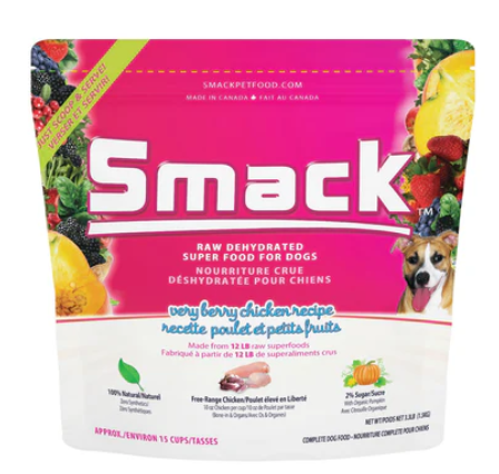 Smack Raw Dehydrated Very Berry Recipe for Dogs
