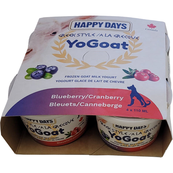 Happy Days Frozen Yo-Goat Cranberry Blueberry