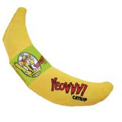 DuckyWorld Yeowww! Chi-Cat-A Banana Catnip Toy