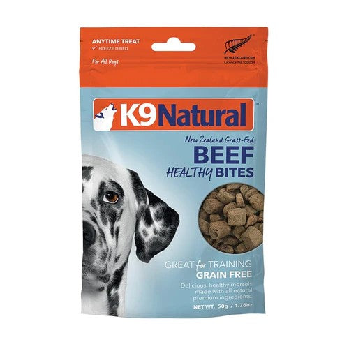 K9 Natural New Zealand Grass-Fed Beef Healthy Bites Dog Treats