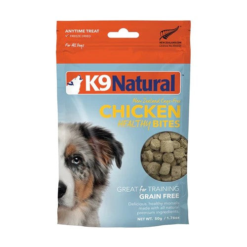 K9 Natural New Zealand Cage-Free Chicken Healthy Bites Dog Treats