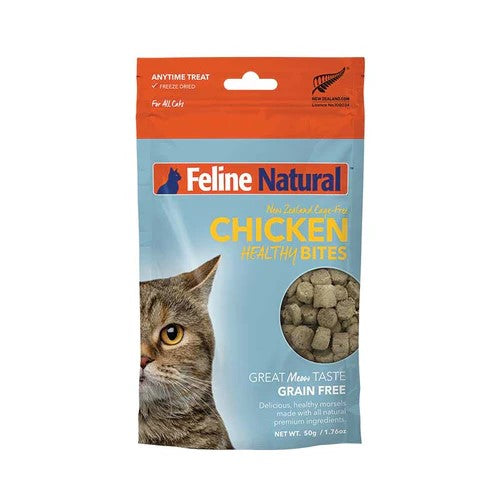 Feline Natural New Zealand Cage-Free Chicken Healthy Bites Cat Treats