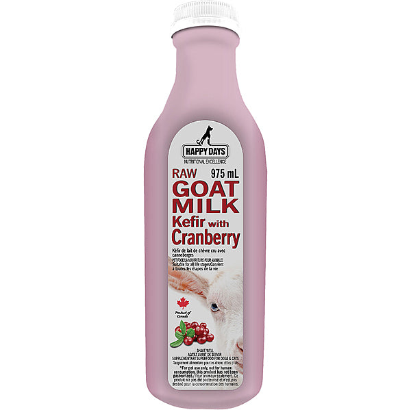 Happy Days Raw Goat Milk Kefir Cranberry