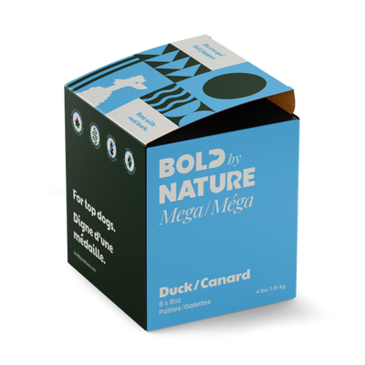 Bold by Nature Raw Mega Duck Recipe for Dogs