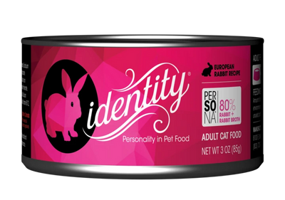 Identity Persona 80% European Rabbit & Rabbit Broth Pâté Wet Cat Food