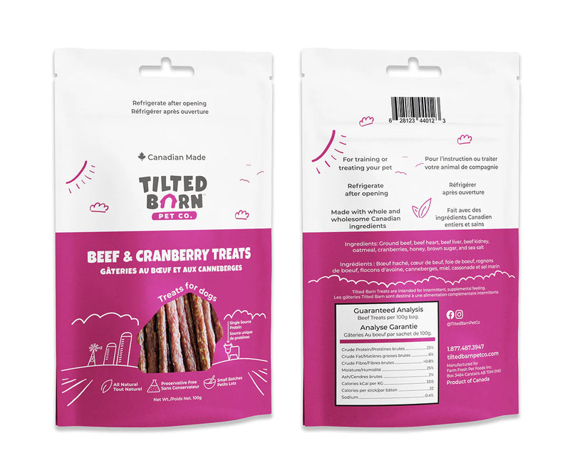 Tilted Barn Beef & Cranberry Treats