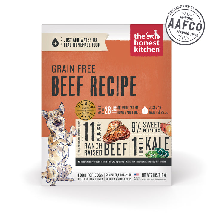 The Honest Kitchen Dehydrated Beef Recipe for Dogs (Love)