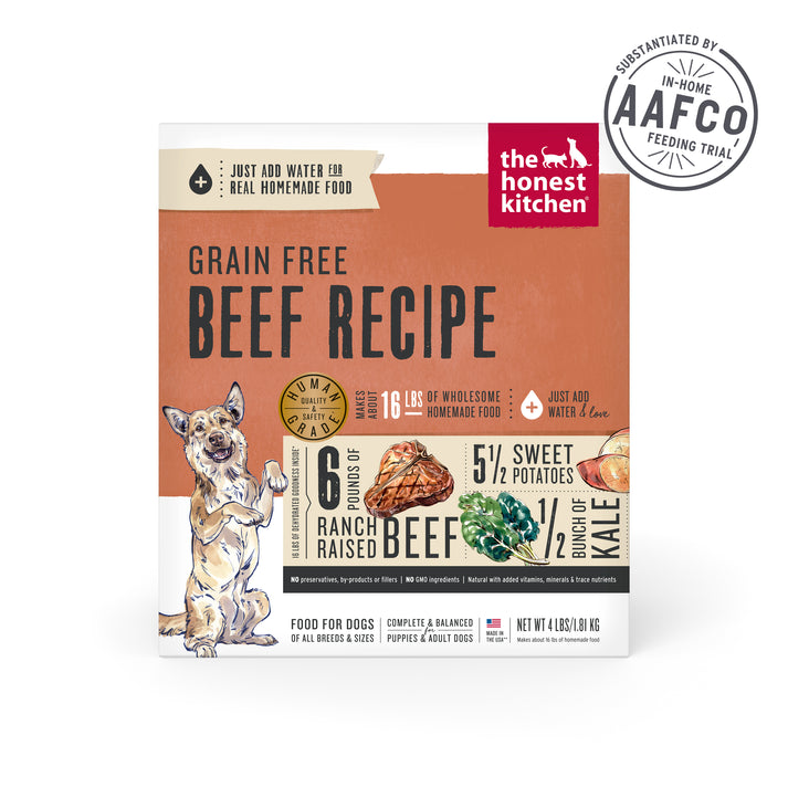 The Honest Kitchen Dehydrated Beef Recipe for Dogs (Love)