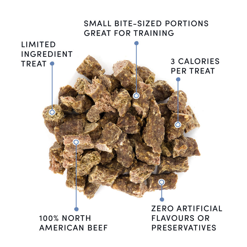 Crumps Freeze-Dried Beef Mini Trainers Dog Treats