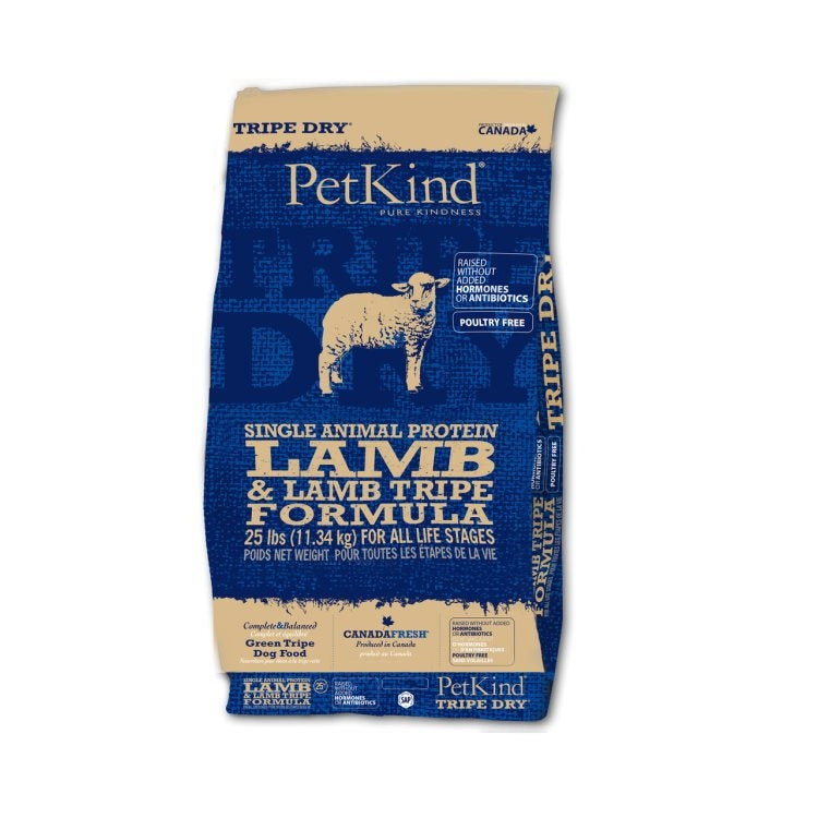 PetKind Tripe Dry Single Animal Protein Lamb Tripe Small Bites Formula