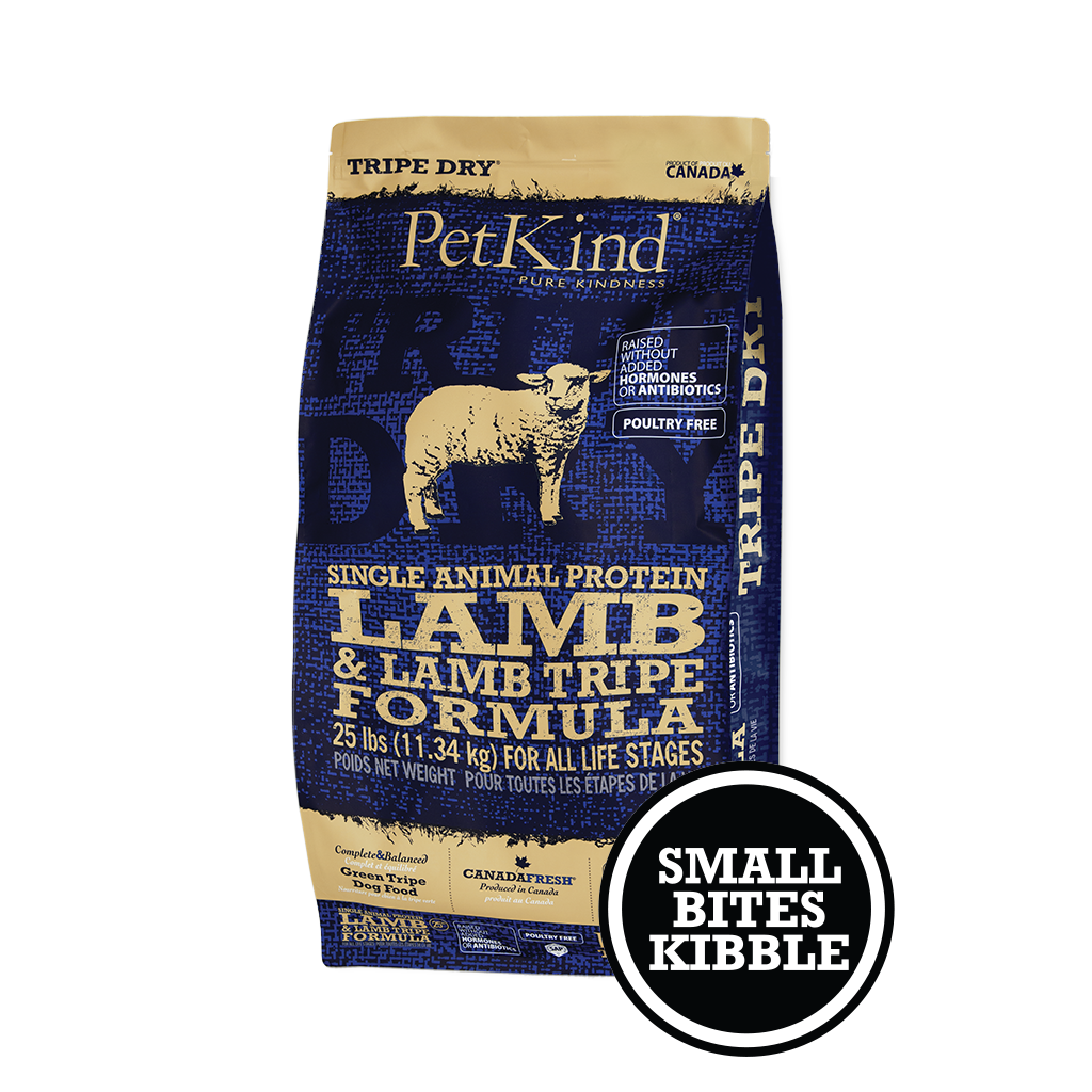 PetKind Tripe Dry Single Animal Protein Lamb Tripe Small Bites
