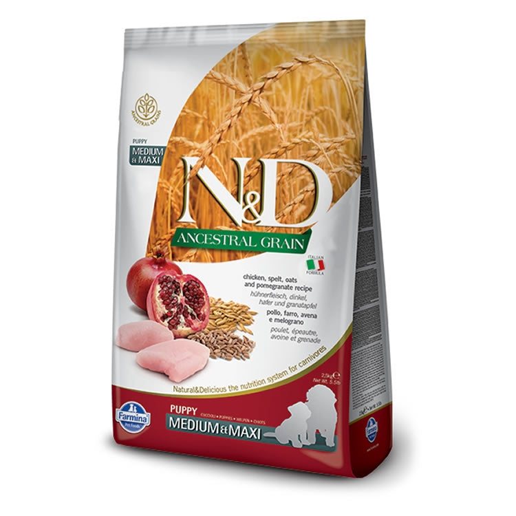Farmina N&D Ancestral Grain Chicken & Pomegranite Puppy