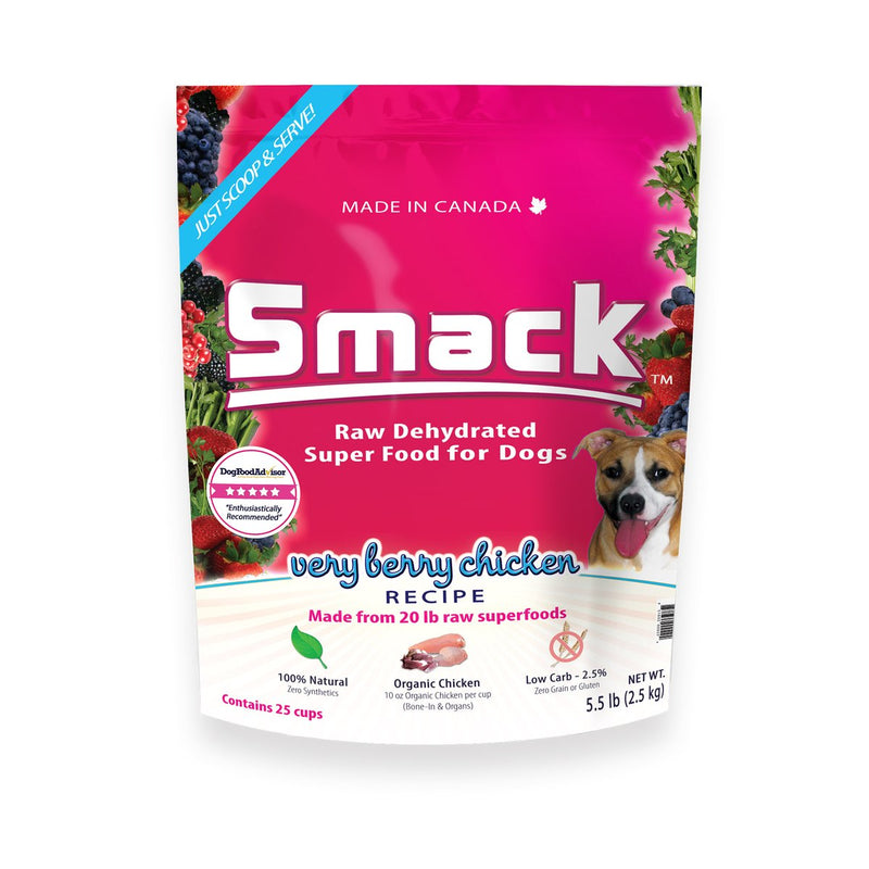 Smack Raw Dehydrated Very Berry Recipe for Dogs