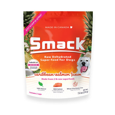 Smack Raw Dehydrated Caribbean-Salmon Fusion Recipe for Dogs