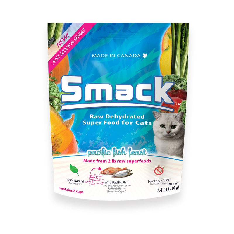 Smack Raw Dehydrated Pacific Fish Feast Recipe for Cats