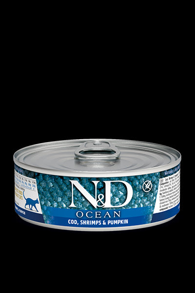 Farmina N&D Ocean Cod, Shrimp & Pumpkin Adult Wet Food for Cats