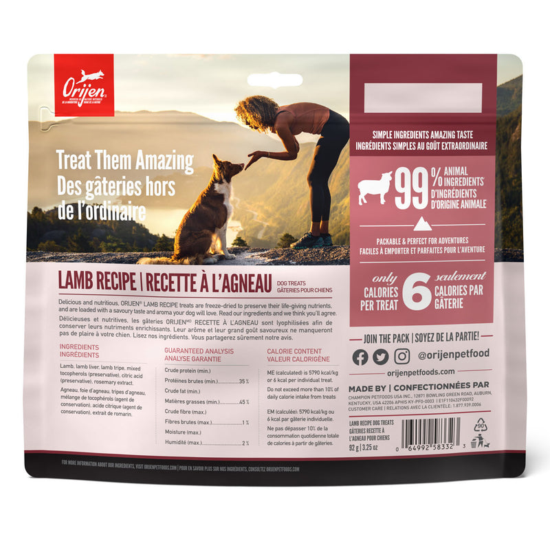 Orijen Grass-Fed Lamb Freeze-Dried Dog Treats