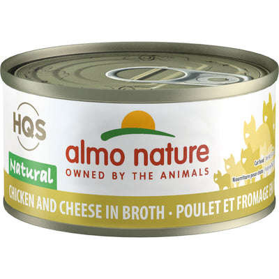 Almo Nature HQS Natural Chicken & Cheese in Broth for Cats