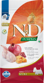 Farmina N&D PUMPKIN Quail & Pomegranate Adult MINI Dog Food