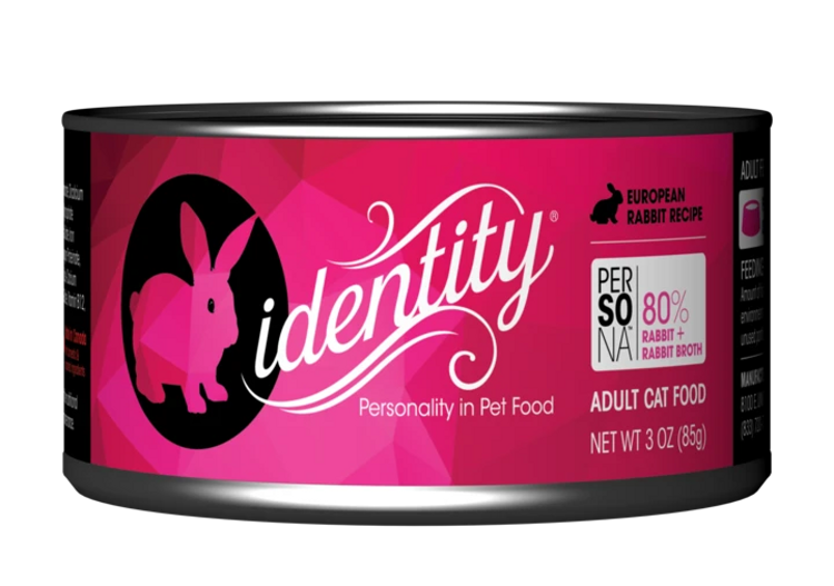 Identity Persona 80% European Rabbit & Rabbit Broth Pâté Wet Cat Food