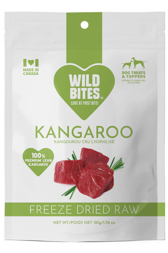Wild Bites Freeze-Dried Kangaroo Treat 50g