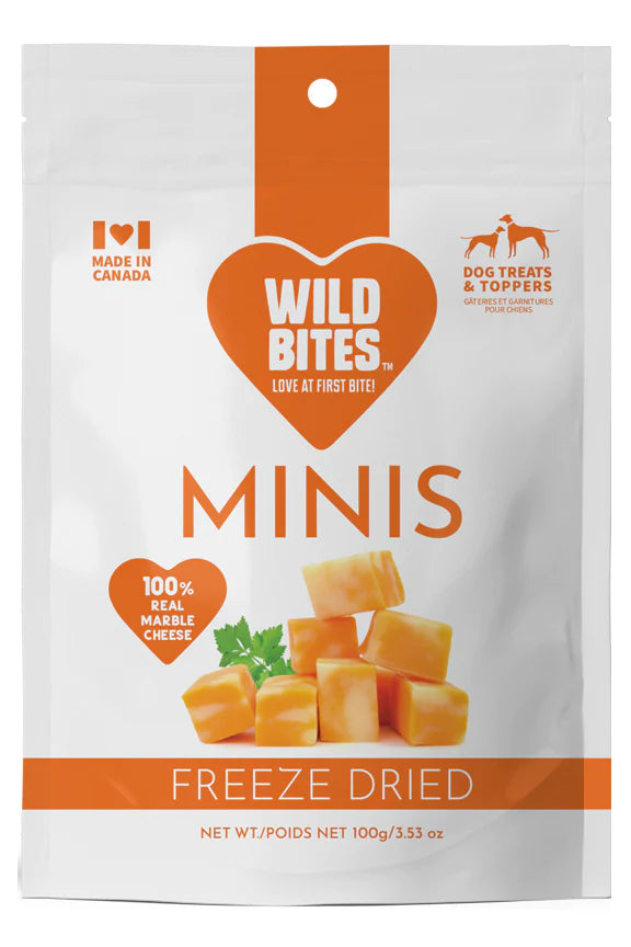 Wild Bites Freeze-Dried Marble Cheese Treat 50g