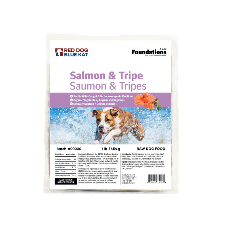 Red Dog Foundations Salmon & Tripe Recipe for Dogs