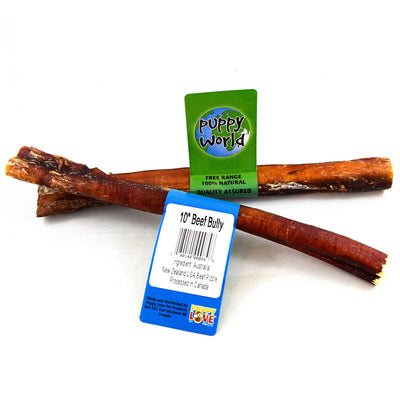 Puppy World Beef Bully Stick Chew for Dogs