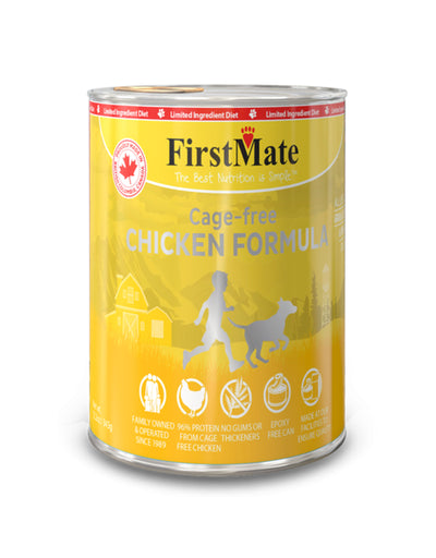 FirstMate Limited Ingredient Cage-Free Chicken Formula for Dogs