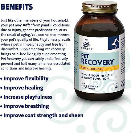 PURICA Pet Recovery Whole Body Health & Joint Function Extra-Strength Powder