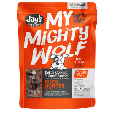 Jay's My Mighty Wolf Soft & Moist Duck Hunter Recipe Dog Treats