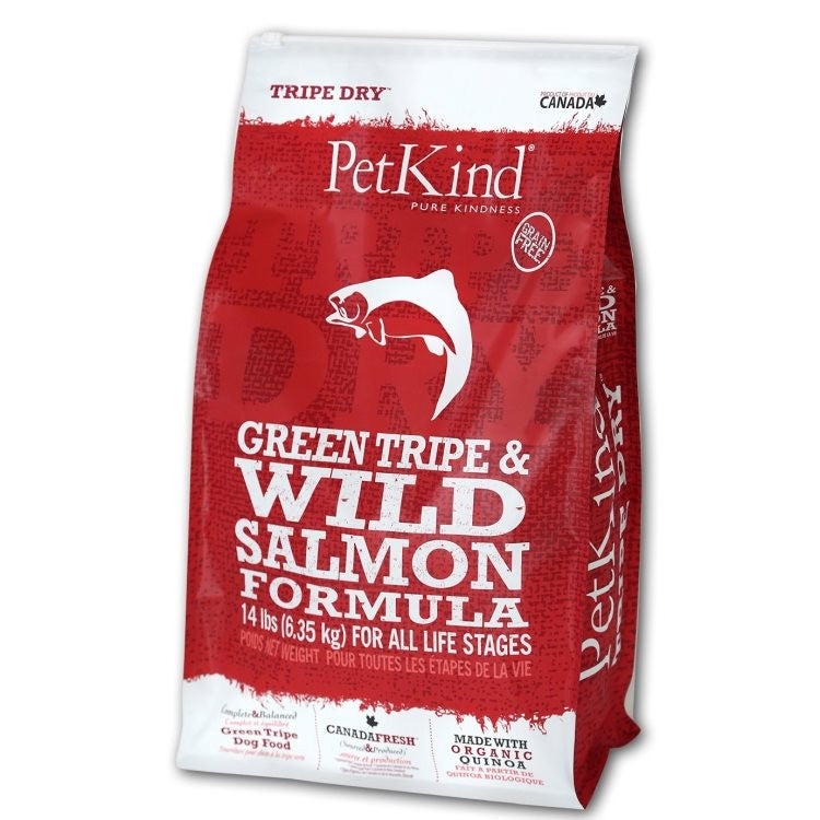 PetKind Dog Green Tripe & Wild Salmon Formula