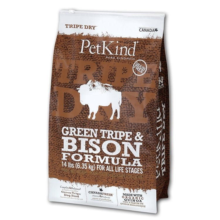 PetKind Dog Green Tripe & Bison Formula