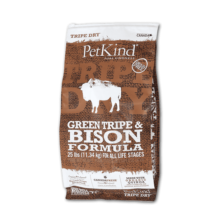ペットカインドTripe Dry Green Tripe & Bison PetKind Dog Green Tripe & Bison Formula – Healthy Spot Pet