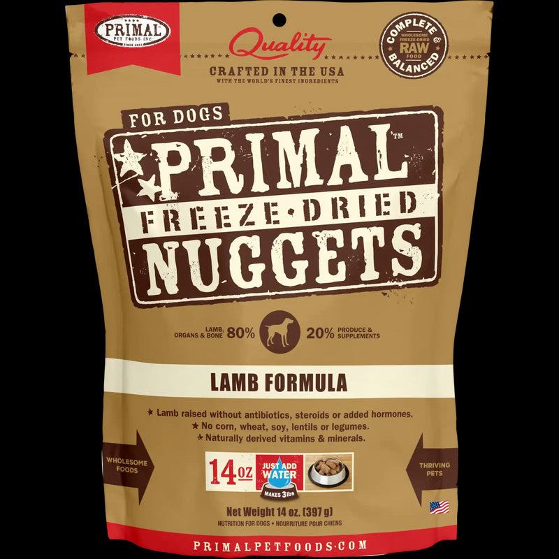 Primal Freeze-Dried Lamb Nuggets for Dogs