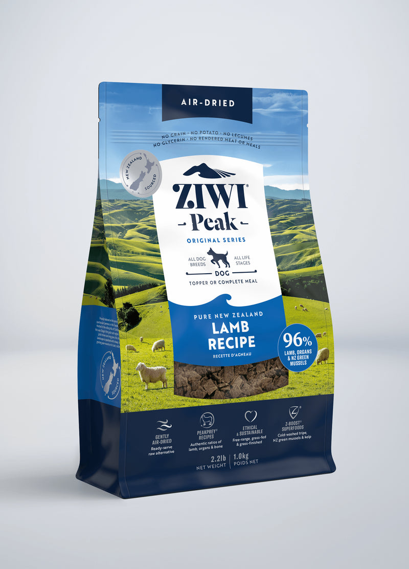 ZIWI® Peak Air-Dried Free-Range Lamb Recipe for Dogs